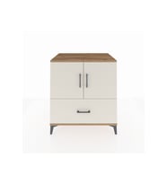 Kronos Şifonyer 2 Raflı Tek Çekmeceli 2 Kapaklı 88x59x96 Çam-Aytaşı