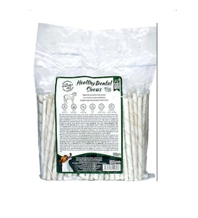 Eco Natura Pet 100 Adet Beyaz Burgu Kemik 13 cm 550 Gr Diş Kaşıntı ve Tartar Önleyici