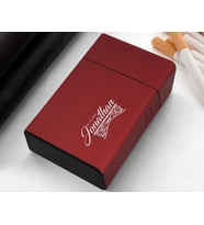 BK Gift Kişiye Özel İsimli Tarihli Kırmızı Metal Sigara Tabakası-5, Arkadaşa Hediye, İsimli Sigaralık, Metal Sigara Kutusu