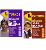 TUDEM YAYINLARI 5.SINIF DİNAMİK TÜRKÇE - MATEMATİK SORU BANKASI