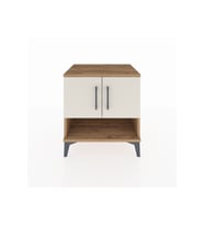 Hyperion Komodin 2 Raflı 2 Kapaklı 60x44x64 Çam-Aytaşı