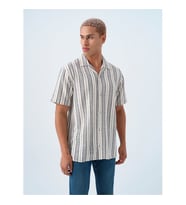Loft Relax Fit Lacivert Erkek Gömlek Lf2038621