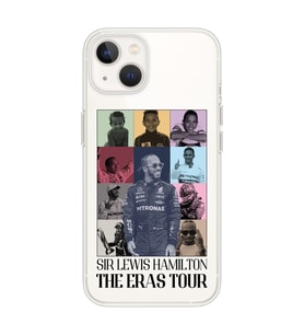 Iphone 14 PLUS Uyumlu Lewis Hamilton Tasarımlı Şeffaf Telefon Kılıfı