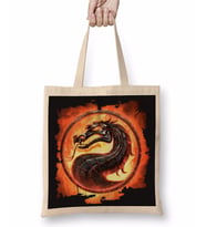 Scorpion Mortal Kombat Game Bez Çanta Uzun Saplı