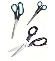 Paslanmaz Çelik Kumaş Karton Kağıt Kesme Kesim Keskin Terzi Makası 3lü Set (14-21-23 CM)