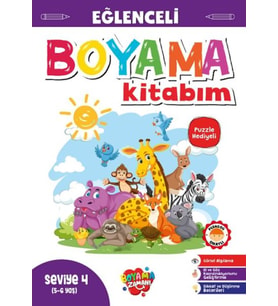 Eğlenceli Boyama – Seviye 4 (5-6 Yaş)