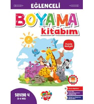 Eğlenceli Boyama – Seviye 4 (5-6 Yaş)
