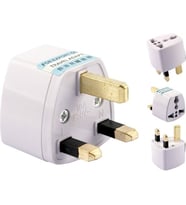 İNGİLTERE DUBAİ KATAR KIBRIS İRLANDA GALLER İSKOÇYA GÜNEY AFRİKA SUUDİ ARABİSTAN HAC MEKKE UMRE İÇİN Elektrik Şarj Priz PİRİZ Çevirici Dönüştürücüsü 3 BACAKLI