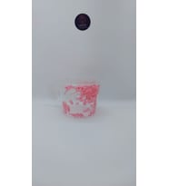ISIYA DAYANIKLI CANLI KURUTULMUŞ ÇİÇEKLİ ÇİFT CİDARLI KUPA (Pembe)