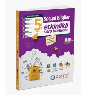 Çanta Yayınları 5. Sınıf Sosyal Bilgiler Etkinlikli Kazanım Sıralı Soru Bankası
