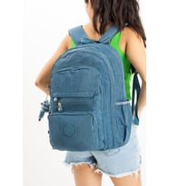 Ultra Hafif Çok Cepli Krinkıl Sırt Çantası Unisex Mavi (Model: 571-3B)