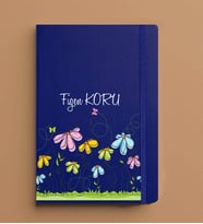 Kişiye Özel 13x21 Mavi Defter-5