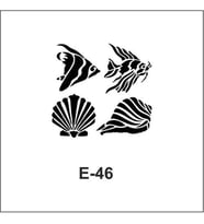 Artebella E Serisi Stenciller E-46 Stencil 10x10cm