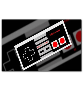 Cakatabloo Nintendo Nostaljik Oyun Kolu MDF Tablo