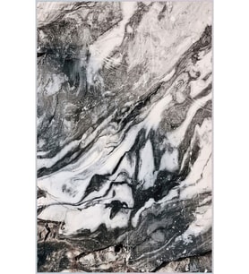 Eliana Home Baskılı, Yıkanabilir Kaymaz Taban Salon Halısı LNA0277-SD163 100x150 cm (Gri)
