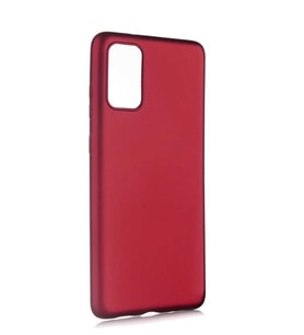 Galaxy S20 Plus Kılıf Kamera Çıkıntılı Soft Silikon (Mürdüm)