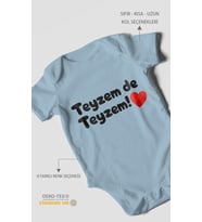 Teyzem De Teyzem! Kısa Kollu Bebek Body %100 Pamuk