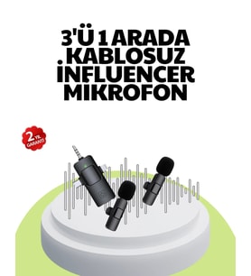 Çok Yönlü Mikrofon - Net Ses, Uzun Pil