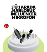 Çok Yönlü Mikrofon - Net Ses, Uzun Pil