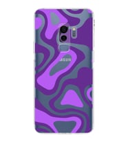 Samsung Galaxy S9 Plus  Kamera Korumalı Kapak Renkli Desen Tasarımlı  Şeffaf Kılıf