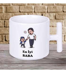 En İyi BABA Babalar Günü Baskılı Kupa Bardak Baskılı Kahve Kupa Bardak
