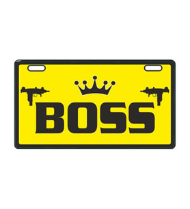 Sarı Boss E-Bike Plakalık