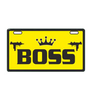 Sarı Boss E-Bike Plakalık