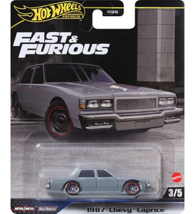 Hot Wheels Fast And Furious Auto 1987 Chevy Caprice Model Araba Cast Ölçek 1:64 - Uzunluk 7 Cm - Hrt (Çok Renkli)