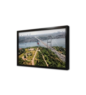 İstanbul Boğaz Köprüsü Çerçeveli Mdf Tablo