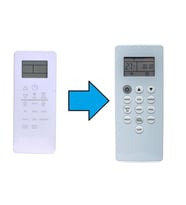 Hotpoint DG11P1-04 İle Uyumlu Klima Kumandası-Resimde Sağdaki Gönderilir