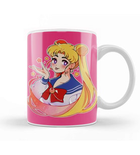 Sailor Moon 010 Kupa Bardak Porselen
