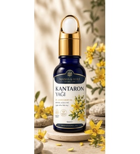 Kantaron Yağı 50 ML - Doğal Bitkisel Bakım Yağı Saç Ve Cilt Bakımı İçin Aromaterapi Yağı