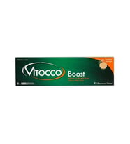 Vitocco Boost Vitamin ve Mineral İçeren Portakal Aromalı Takviye Edici Gıda 15 Tablet