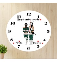 Bu Yılda Beraberiz İsimli Duvar Saati