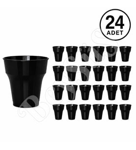 Parti Plastik Bardak 24lü Siyah