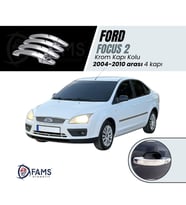 Ford Focus 2 Krom Kapı Kolu 4 Kapı 2004-2010 Arası Paslanmaz Krom Uyumlu