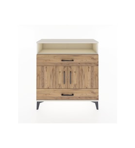 Arges Şifonyer 3 Raflı 2 Çekmeceli 2 Kapaklı 88x30x96 Aytaşı-Çam