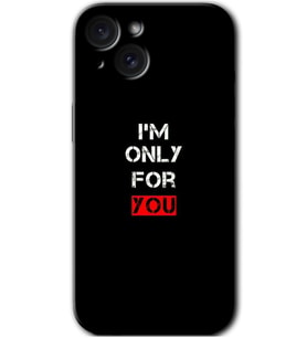 İphone 15 Plus Kılıf HD Desen Baskılı Kılıf - For You