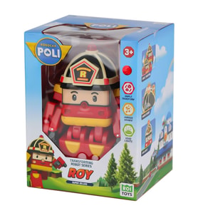 POLI MRT-686 Sesli ve Işıklı Robocar Poli Büyük Transforming Robot Roy -Necotoys