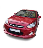 Hyunda Accent Blue Rieger Ön Ek Karlık Plastik Mat Siyah 2011 - 2018 karlık+bodykit+ek