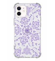 Apple iPhone 12 Uyumlu Köşe Korumalı Antişok  Kapak Nostalji Desen Tasarımlı Şeffaf  Kılıf