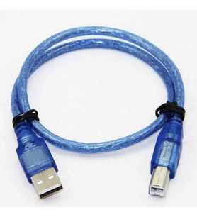 Yazıcı Kablosu 50 Cm - Arduino Uyumlu Usb B Erkek Usb Erkek (Siyah)