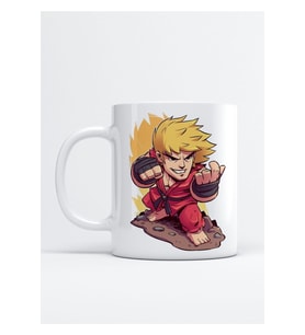 Street Fighter Ken Kupa Bardak