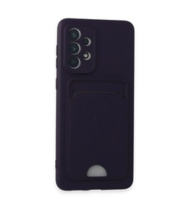 Galaxy A33 5g Kılıf Kelvin Kartvizitli - Derin Mor