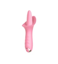Tırtıklı Dil Vibratör Pembe