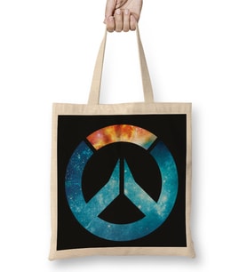 Overwatch Galaxy Silhouette Bez Çanta Uzun Saplı