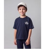 LCW Kids Lacivert Baskılı Erkek Çocuk Takım