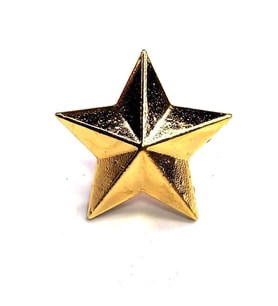 Teğmen Harici Üniforma Metal Rütbe ( 2'li Yıldız Takım)