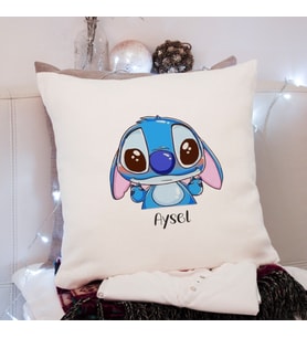 Stitch Tasarımlı Yastık Kişiye Özel