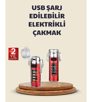 Kamp ve Outdoor İçin Çok Amaçlı Çakarlı Elektronik Çakmak